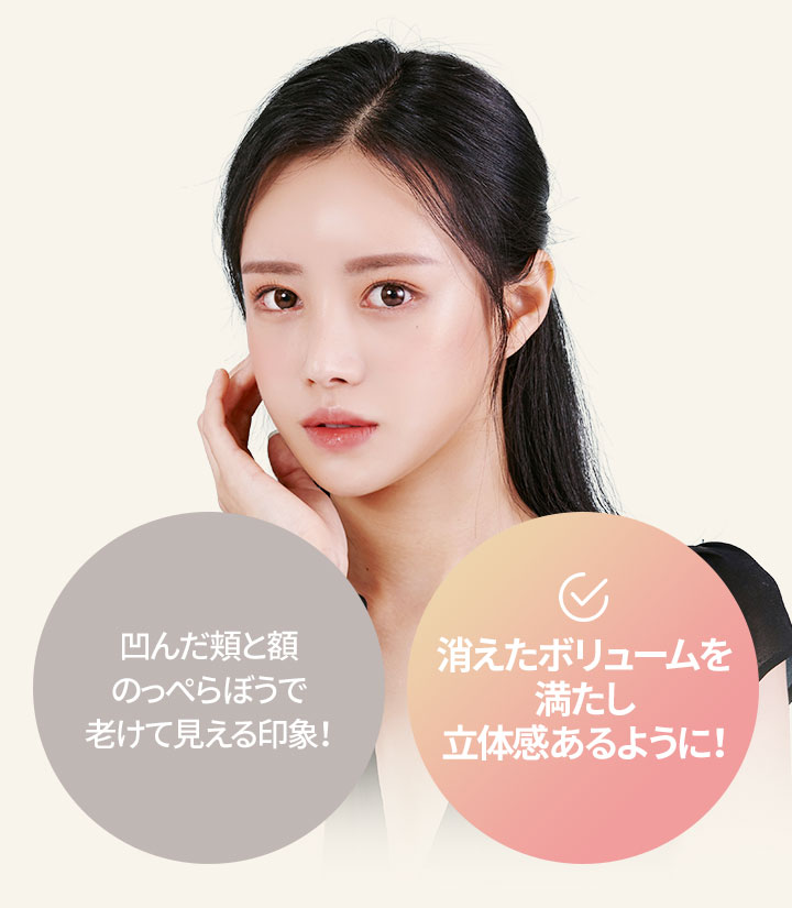 Плоское и старомодное впечатление с темными щеками и лбом!, Заполнение недостающего объема для трехмерного эффекта!